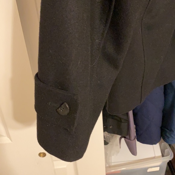 Banana Republic wool pea coat- like new - Picture 5 of 8